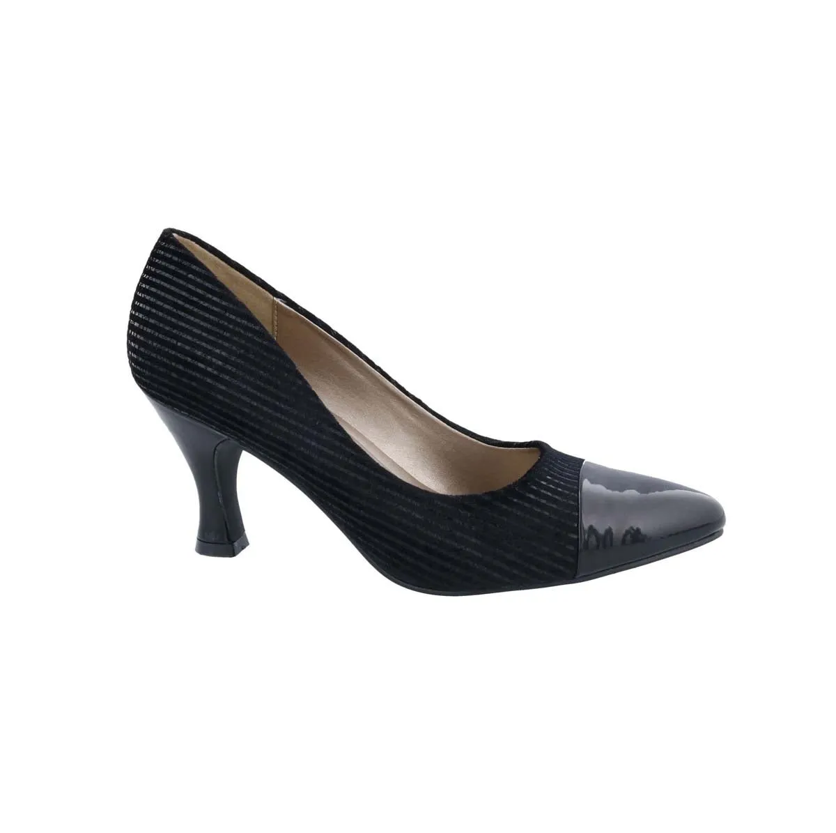 Bellini Zesty Cord Women Pump Slip-on In Black Corduroy