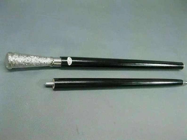 Black Stick handmade Victorian Men women Walking cane
