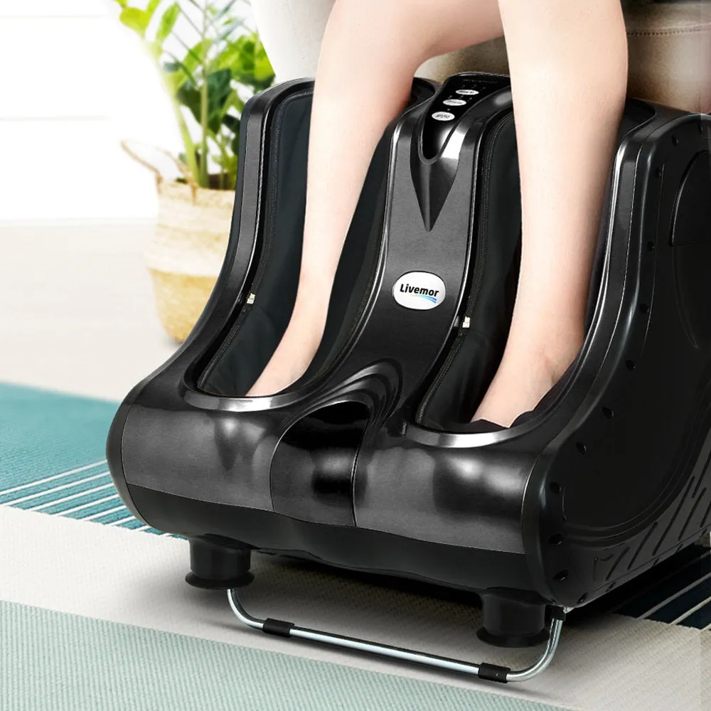 Calf Foot Massager Portable Massaging Machine Relax Feet Black