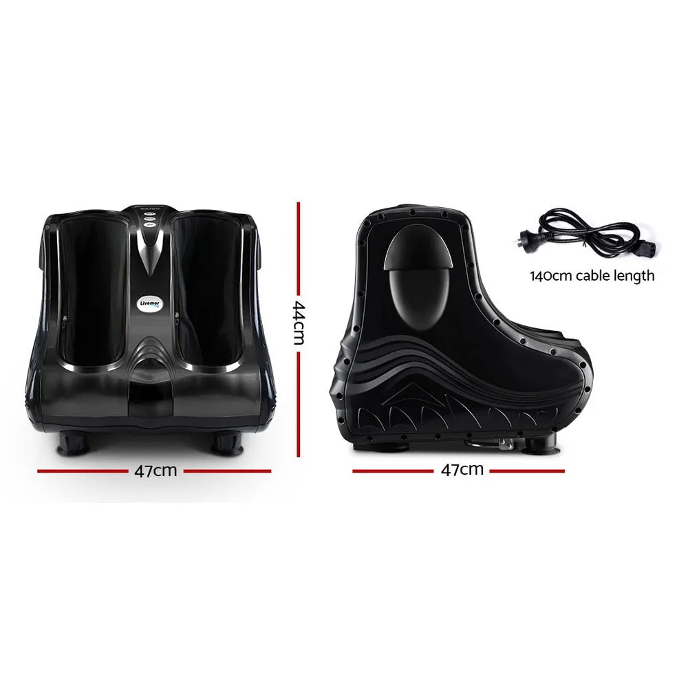 Calf Foot Massager Portable Massaging Machine Relax Feet Black