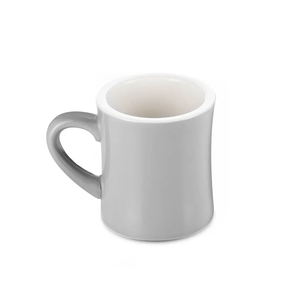 Espresso Parts Porcelain Diner Mug - Gray (10oz/305ml)