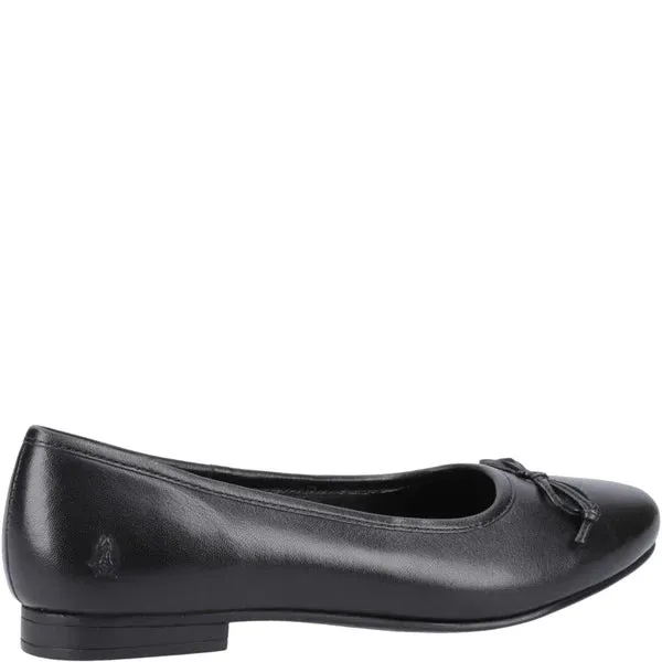 EVIE Girls Leather Slip-On Shoes Black