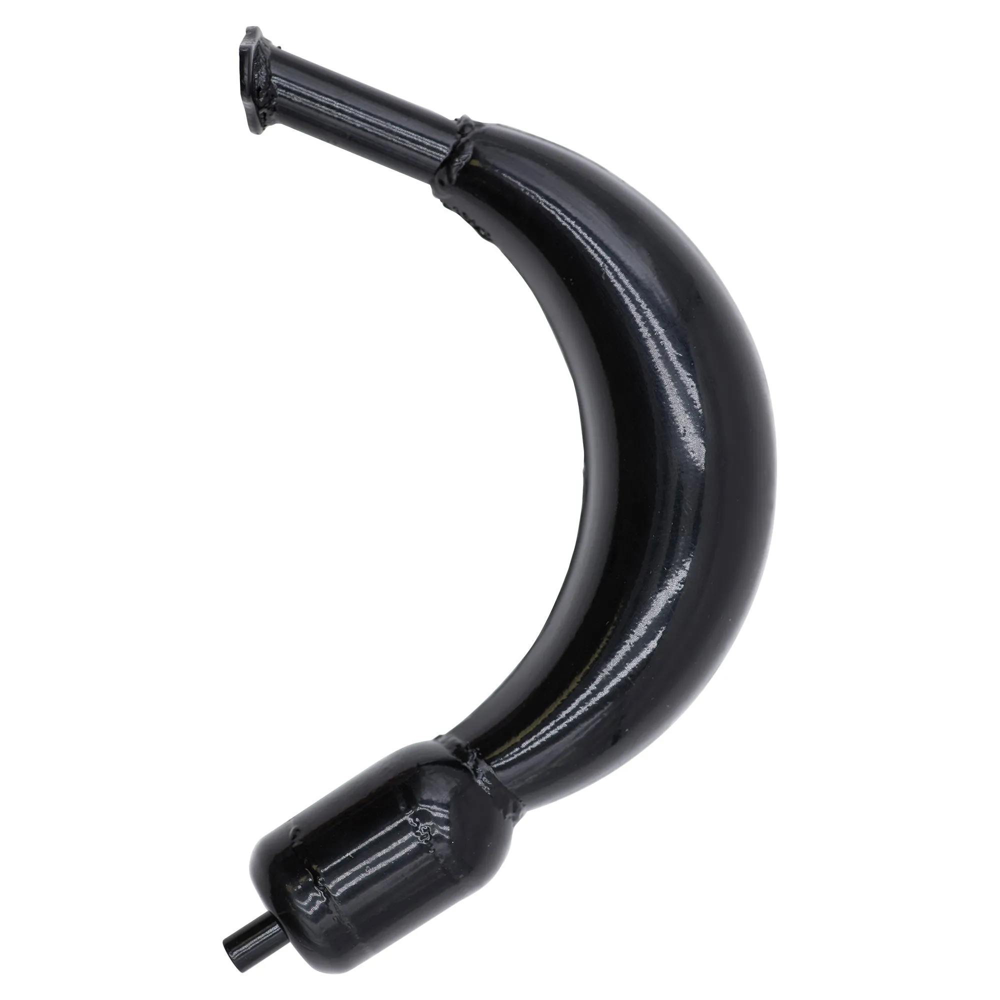 Expansion Chamber with Muffler - Black