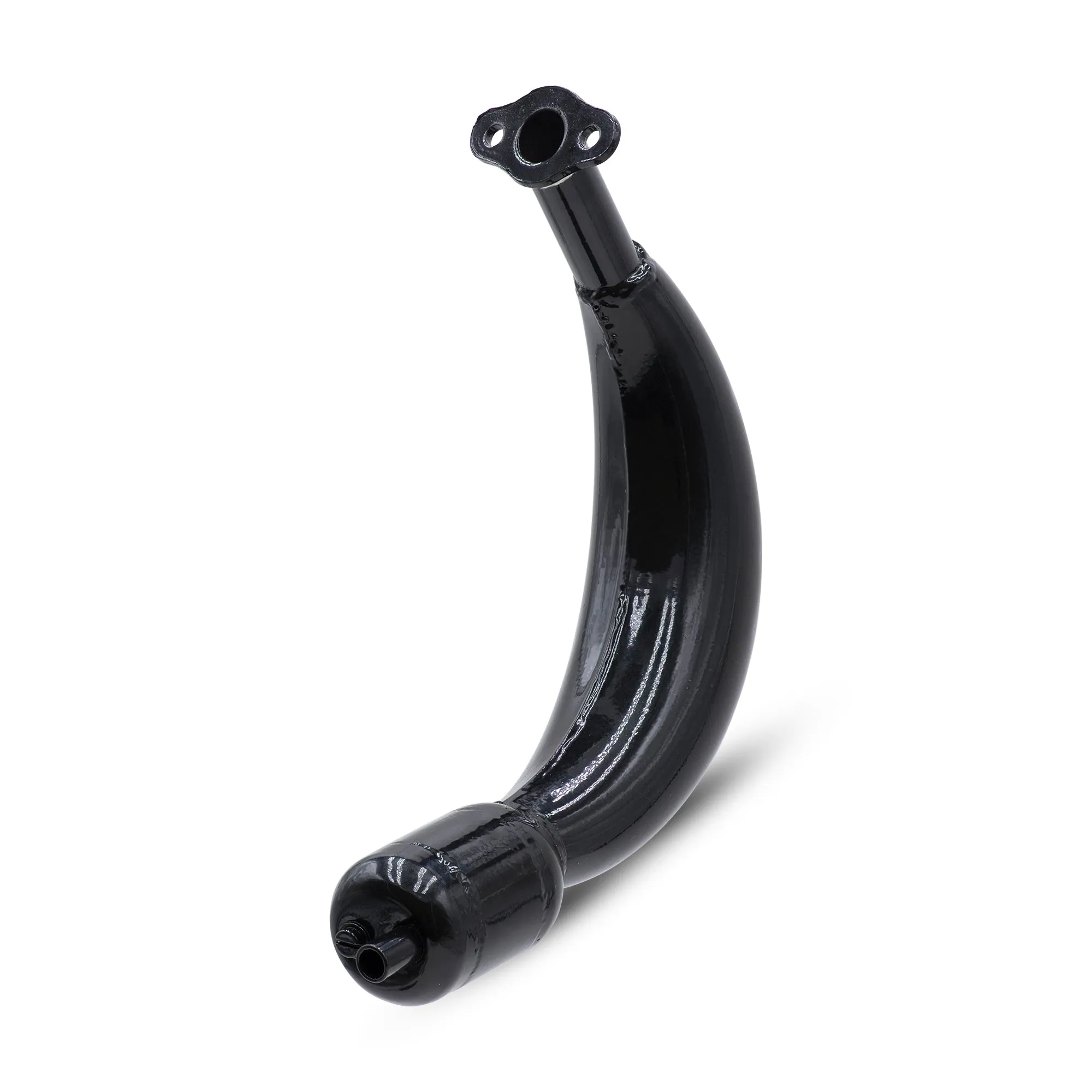 Expansion Chamber with Muffler - Black