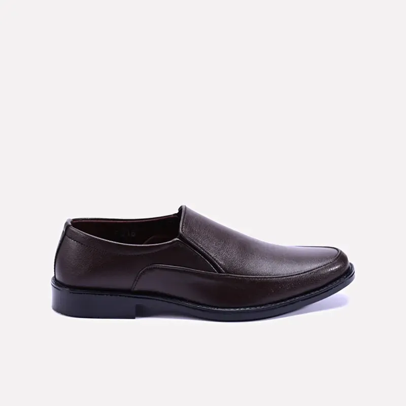 Fenton Brown Slip On Dress Shoes 0111108