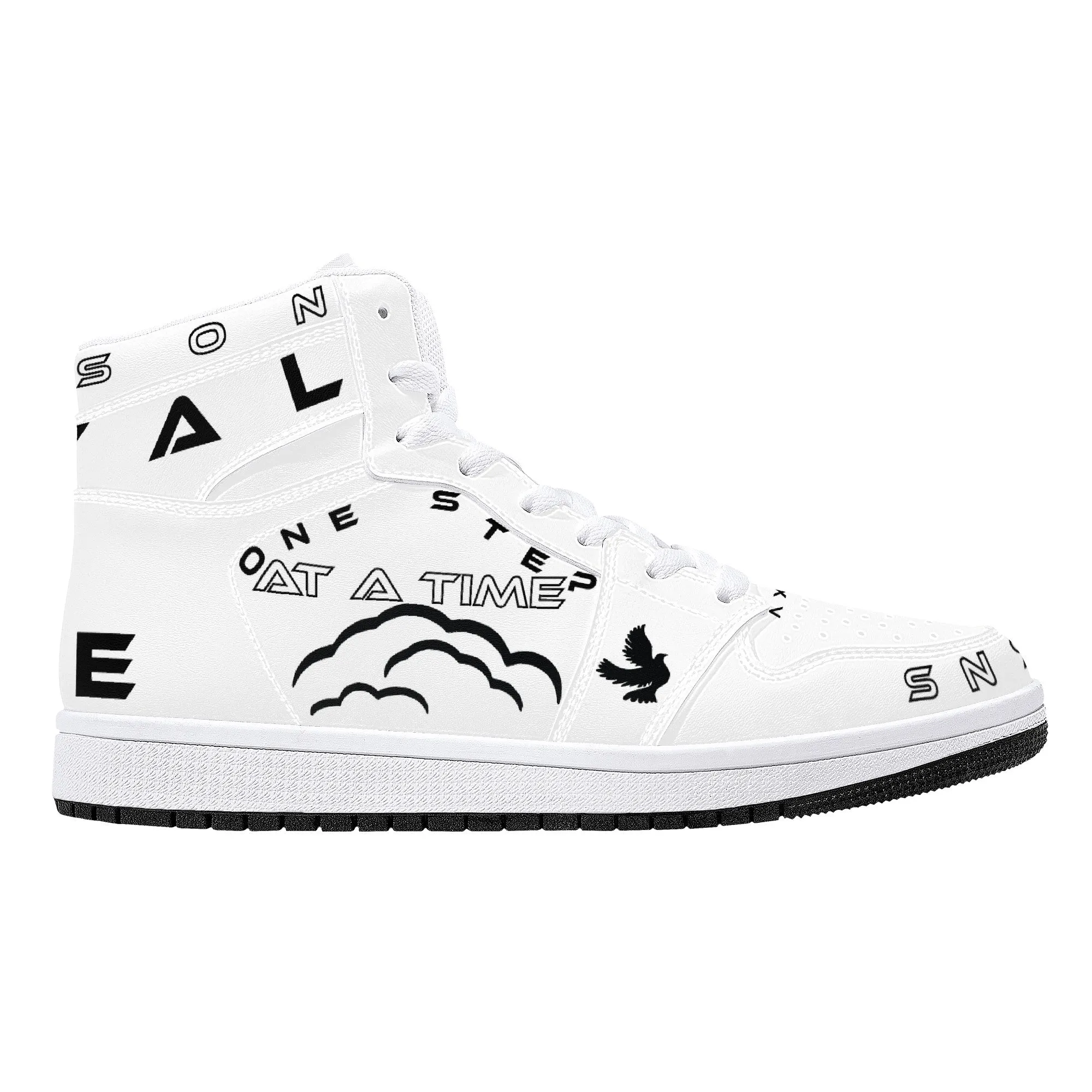 Good News on Good Shoes - White | High Top Customized | Shoe Zero