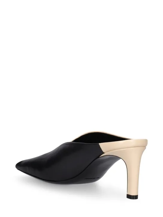 Jil Sander   65mm Leather mules 