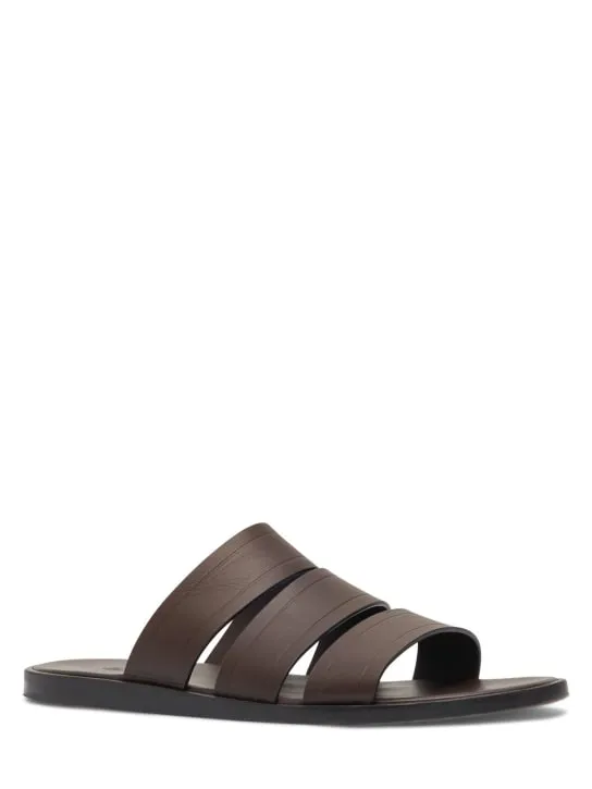 Loro Piana   Naha Seawalk silky leather slides 