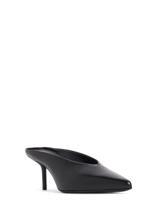 Max Mara   60mm MM leather mules 