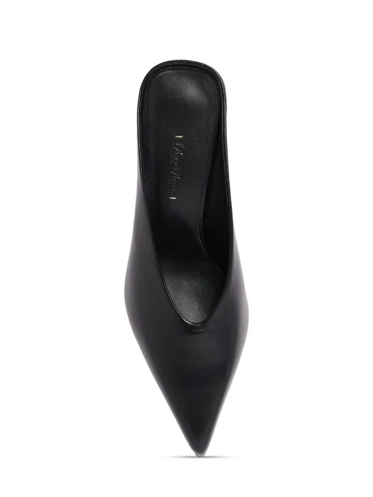 Max Mara   60mm MM leather mules 