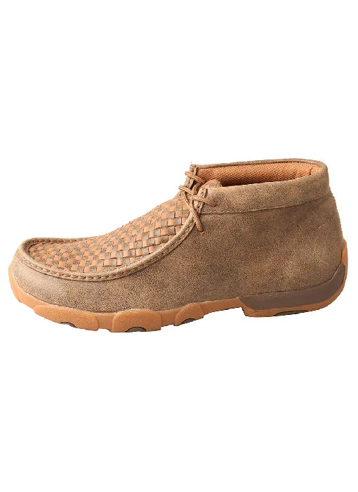 Men's Twisted X Bomber with Tan Check Moc