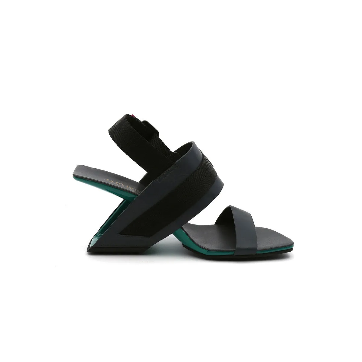 Multi-Strap Patent Open Toe Sandals