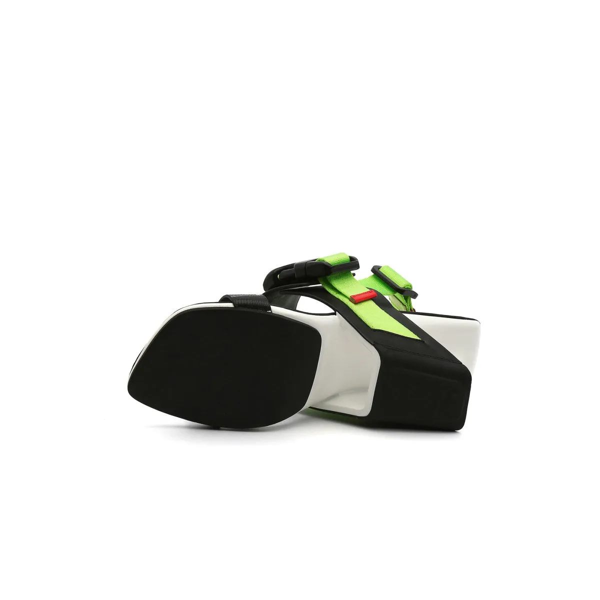 Multi-Strap Patent Open Toe Sandals