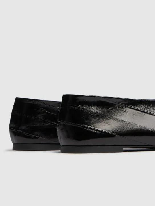 Proenza Schouler   10mm Glove shiny leather slippers 