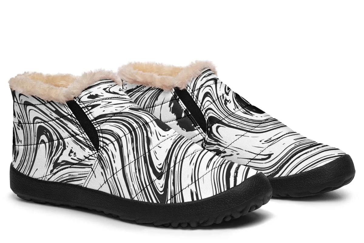 Retro Electro Winter Slippers
