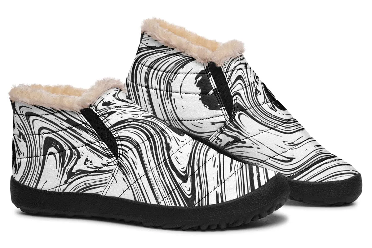 Retro Electro Winter Slippers