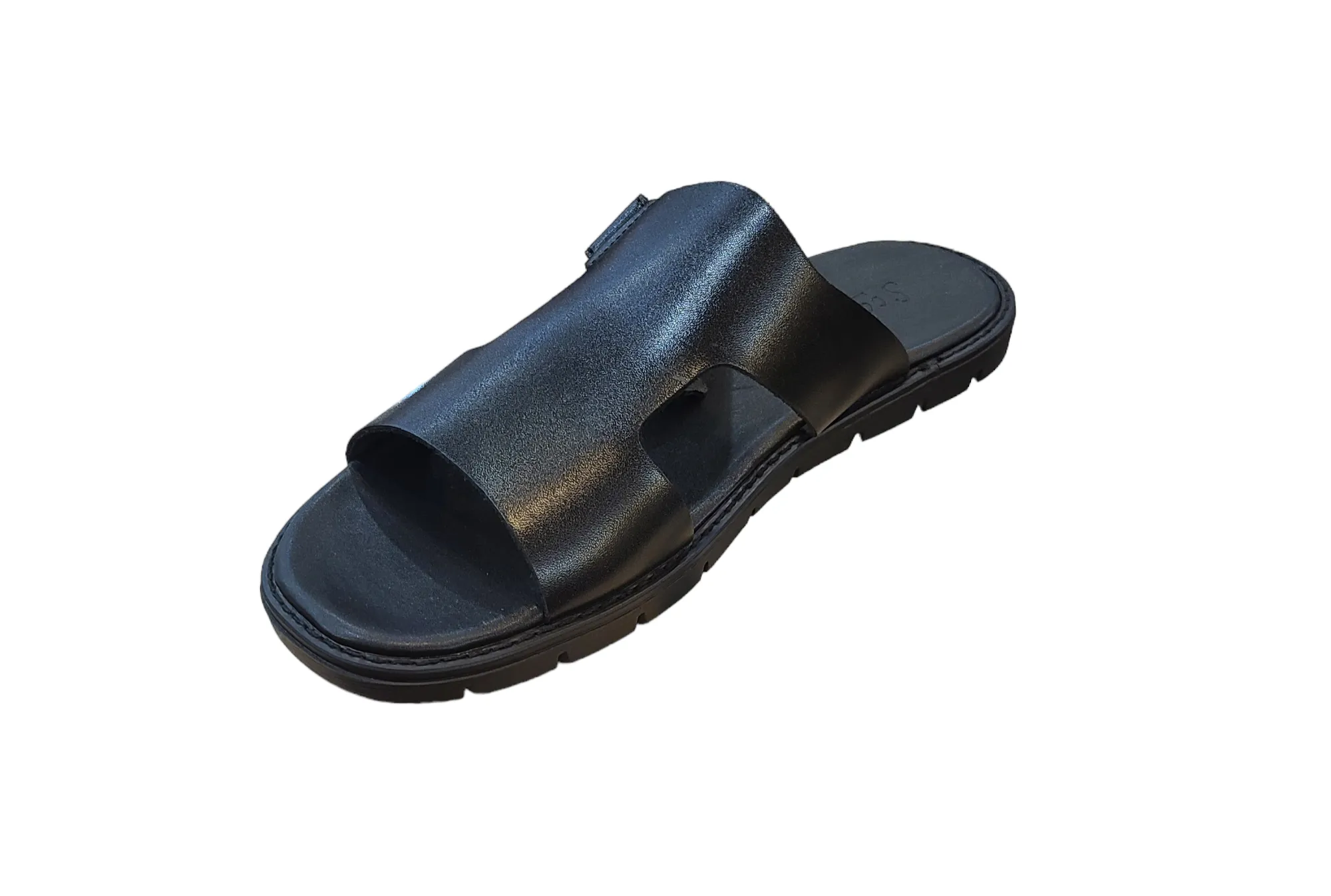 Scandro Slip on Leather Sandal