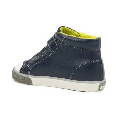 See Kai Run Basics Toddler Boys' High Top PU Leather Playground Sneakers
