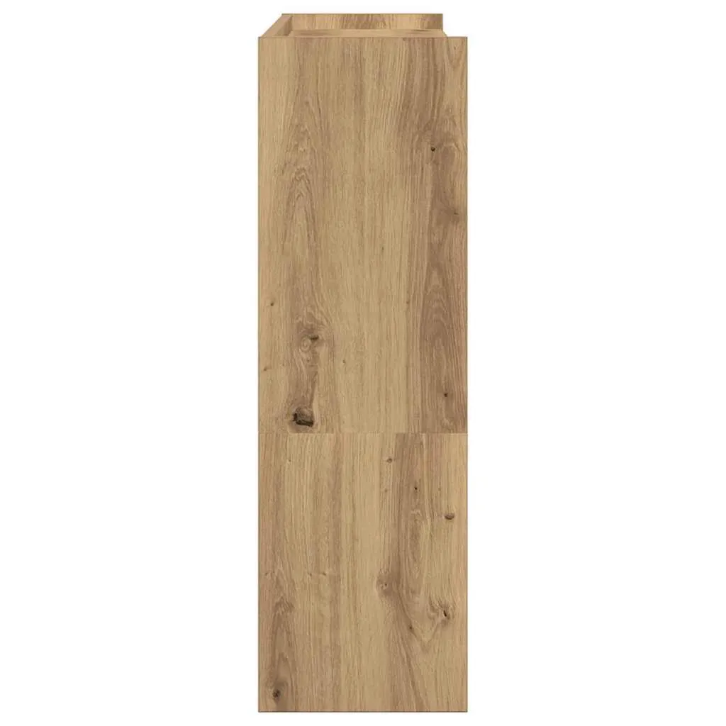 Shoe Rack Artisan Oak 80x25x81 cm Engineered Wood