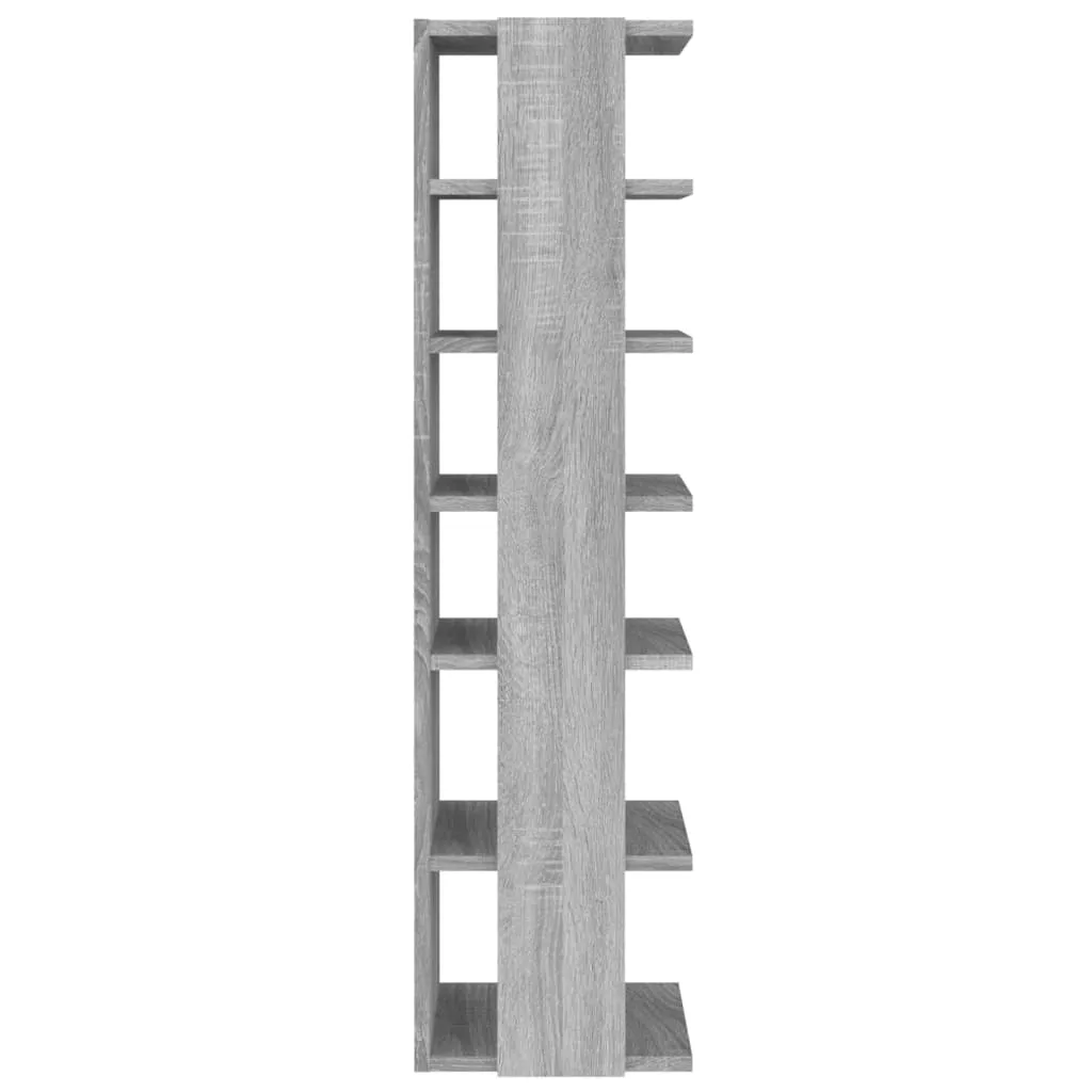 Shoe Racks 2 pcs Grey Sonoma 27.5x27x102 cm Engineered Wood