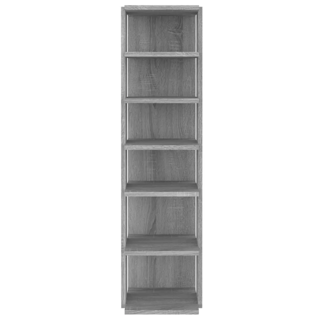Shoe Racks 2 pcs Grey Sonoma 27.5x27x102 cm Engineered Wood