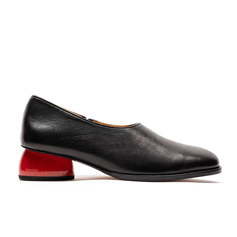 SS24 SPACE Smoke | Leather Slip On