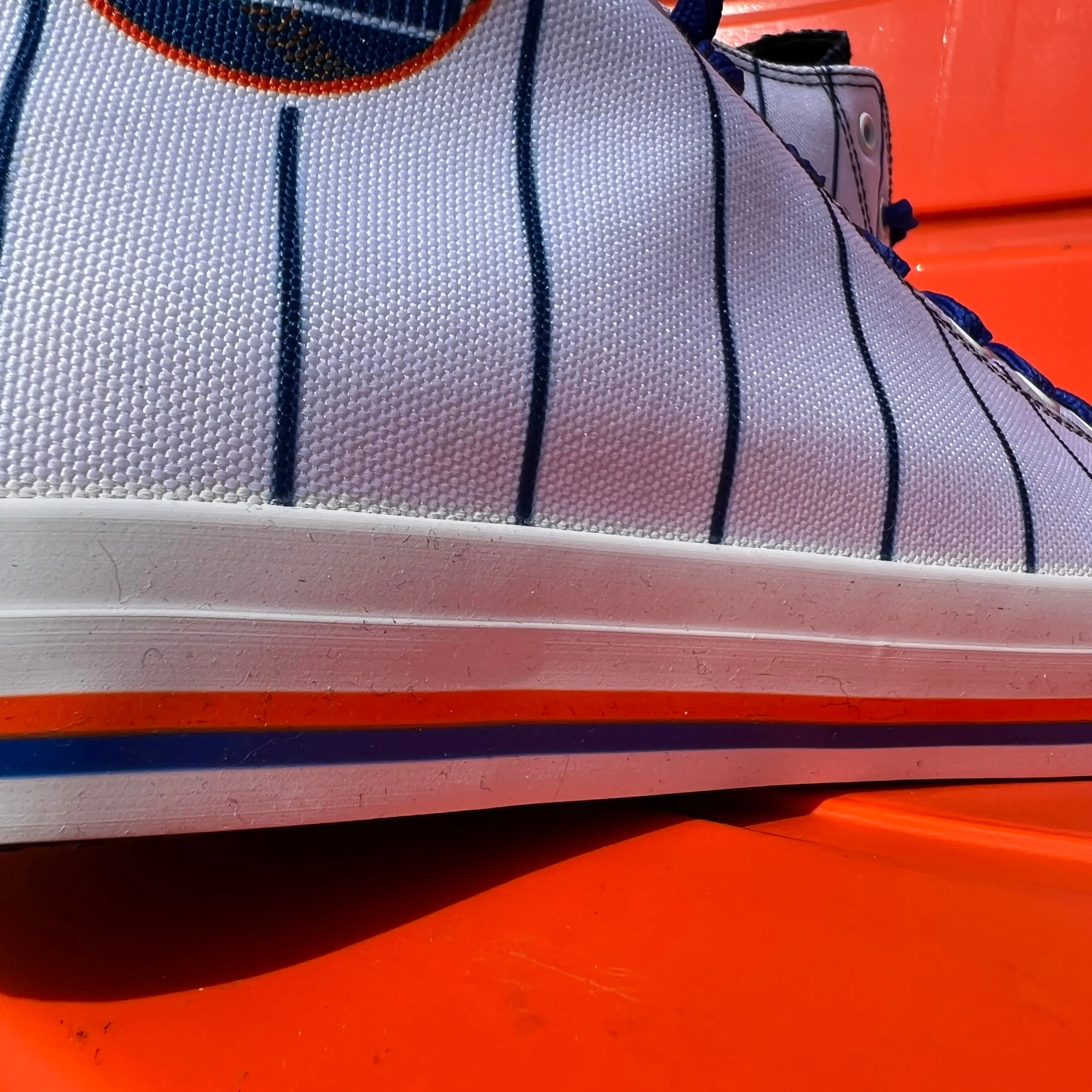 T7L x Mets "Racing Stripe" Sneakers