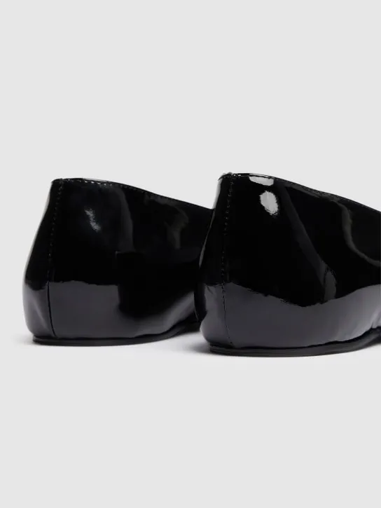 Toteme   5mm The Patent Asymmetric ballerinas 