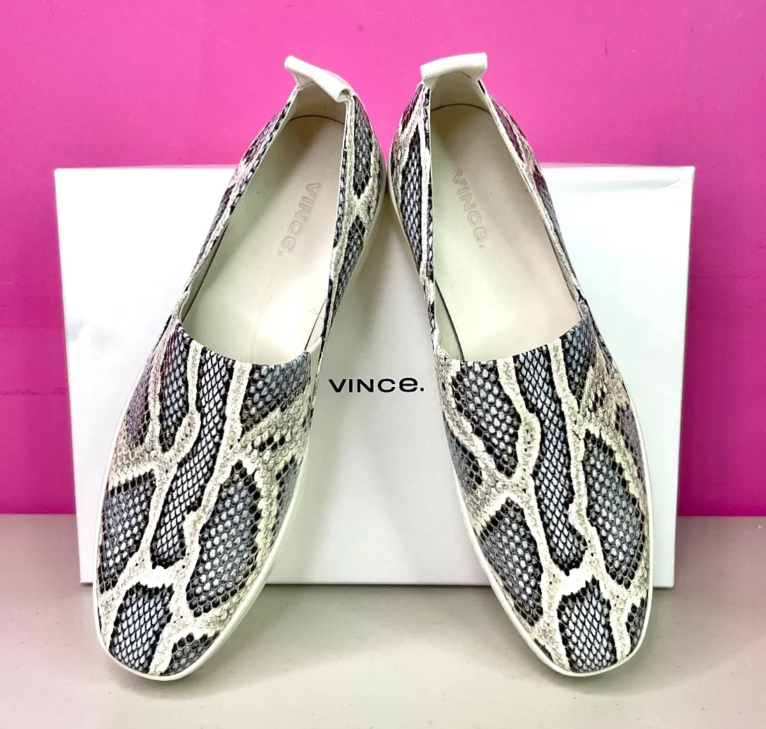 VINCE NEW SAXON 2 SLIP ONS SNEAKERS -  8