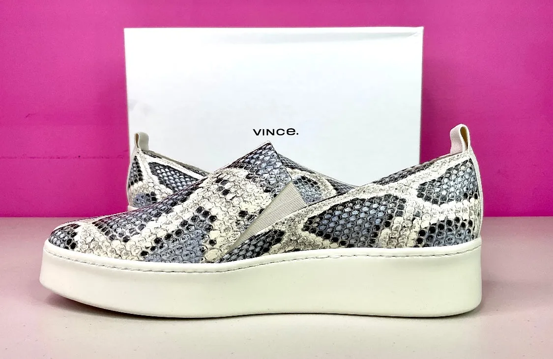 VINCE NEW SAXON 2 SLIP ONS SNEAKERS -  8