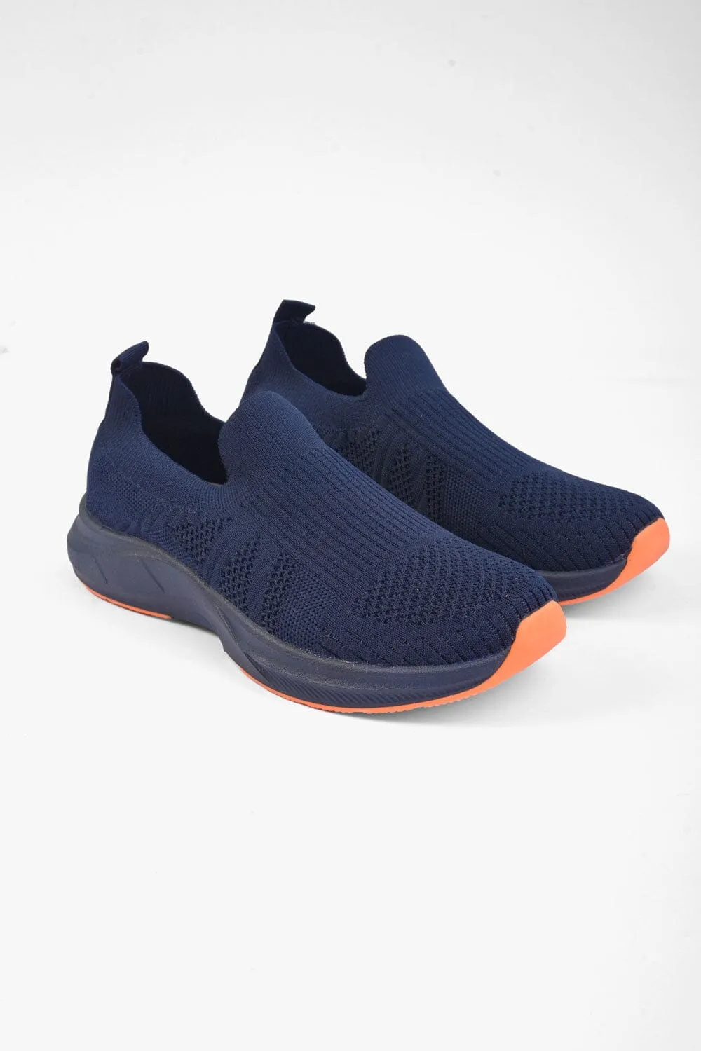 Walk Men's Plain Design Slip On Jogger Shoes