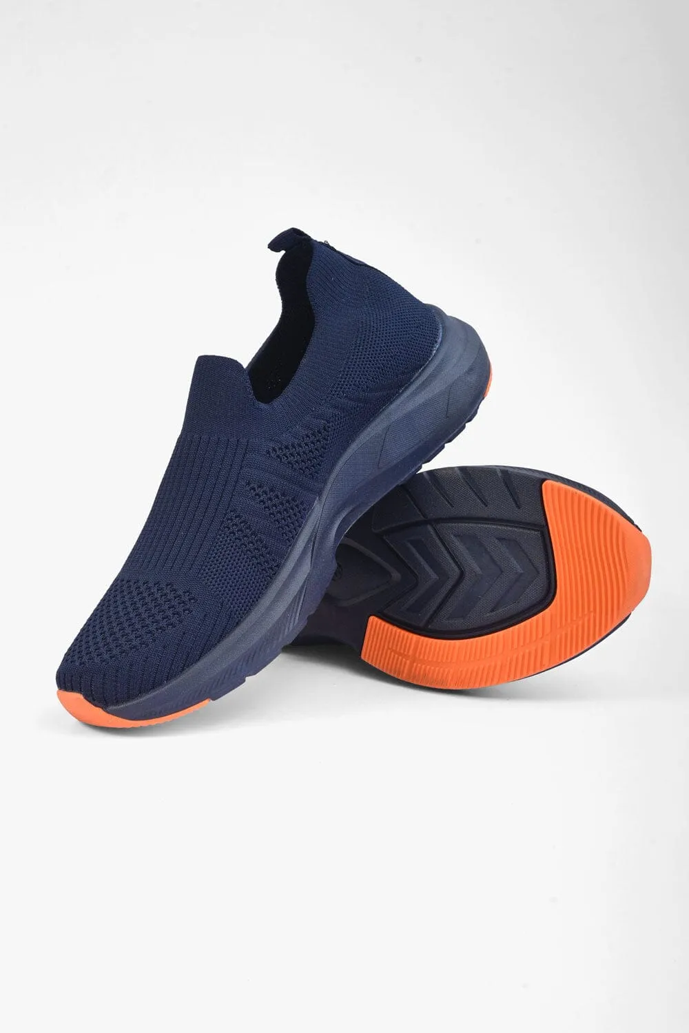 Walk Men's Plain Design Slip On Jogger Shoes