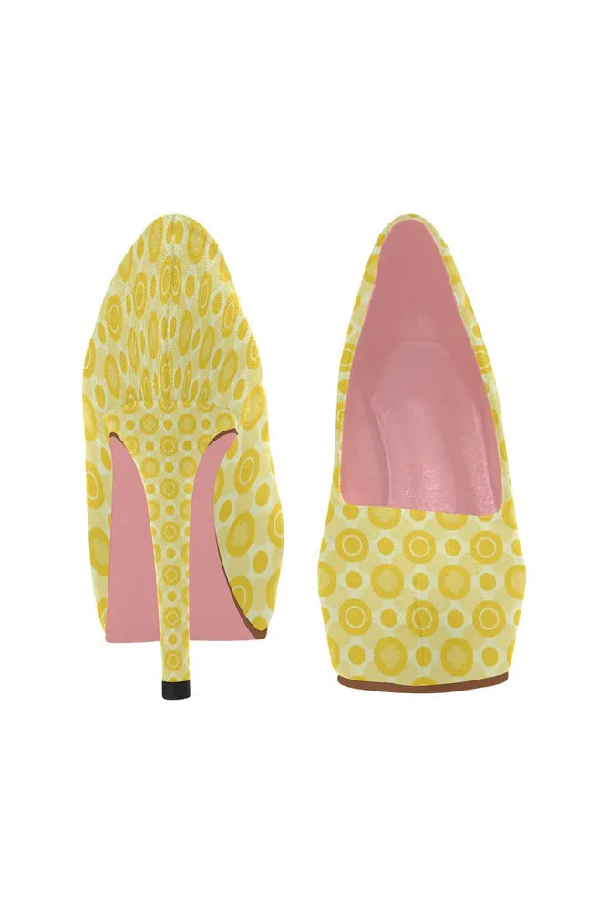 Yellow Women's High Heels